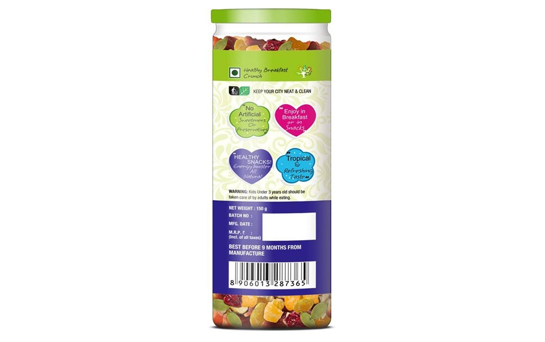 NourishVitals Seed & Fruit Mix, Rich Apricot Mix   Jar  150 grams